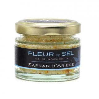 Safran de Pyrène - Fleur de sel au Safran - 35 gr - Fleur de sel