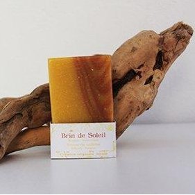 SAVONNERIE DE LA FOUX - Brin de Soleil (Roucou Petit-Grain) - 100 g - savon de toilette visage corps