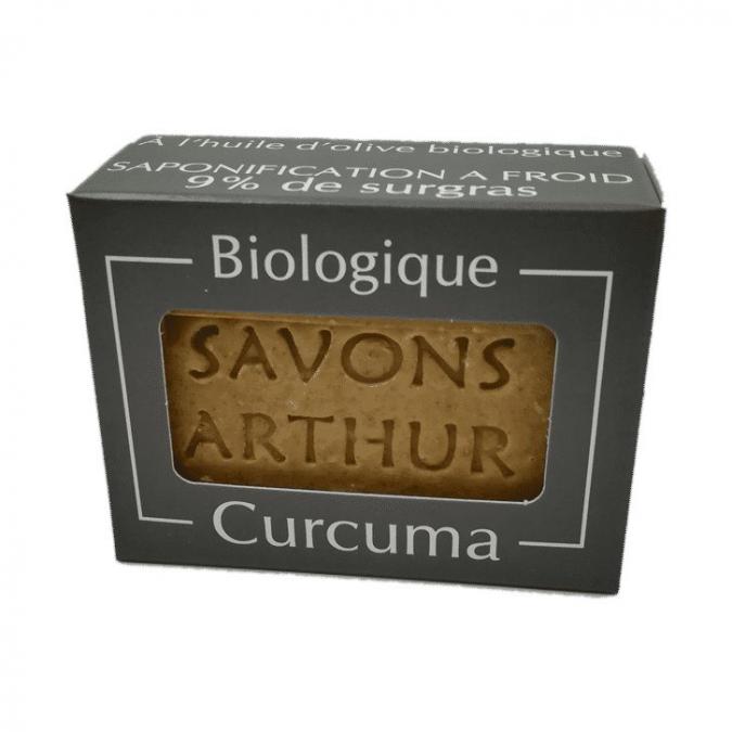 SAVONS ARTHUR - Savon bio au curcuma – peaux sensibles - Savon - 0.12