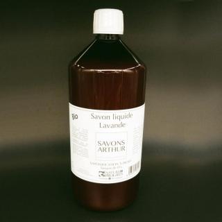 SAVONS ARTHUR - Savon liquide bio lavande Recharge de 1L - savon liquide