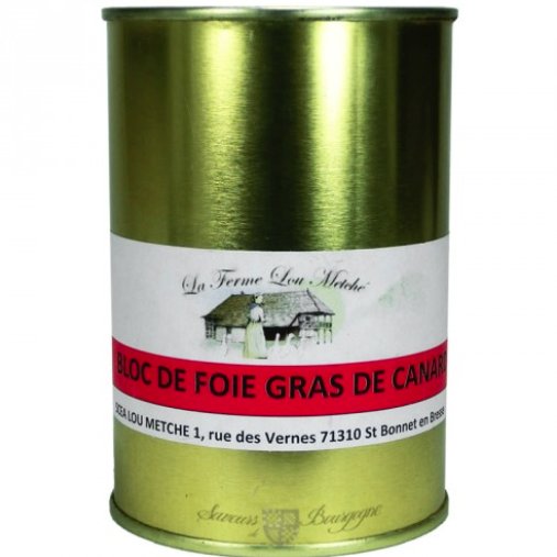 SCEA LOU METCHE - Bloc de foie gras de canard - 350 gr - Foie gras - 350 gr