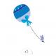 Sioou - Ballon bleu x5 - Tatouage éphémère
