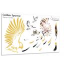Sioou - Golden Sparrow - Tatouage éphémère