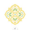 Sioou - Mandala Azulejos x5 - Tatouage éphémère