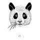 Sioou - Panda x5 - Tatouage éphémère