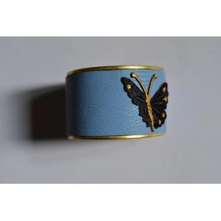 Soyeuse - Manchette Bleue Papillon - Manchette