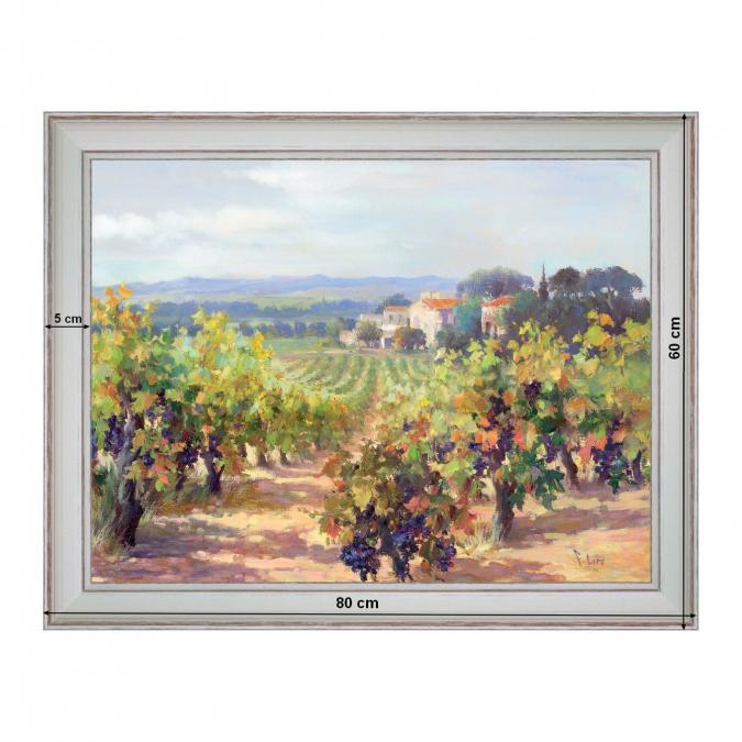 TABLEAUX PROVENCE - Vignes provençales - Peinture - 60 x 80 cm