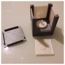 TD-PRINT-3D - Cube photo personnalisable ( bougie LED) - ___Objet décoratif - Plastique