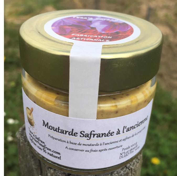 Terr'a Safran - Moutarde safranée - Moutarde