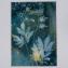 Terre de passion - Cyanotype, wet cyanotype fleurs cœur de Marie, pièce unique - Cyanotype art décoration