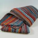 Terre de passion - Echarpe multicolore au crochet - Echarpes, étoles