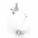 Thomas de Lussac - Larketip Blanc - Lampe de bureau - ampoule(s)