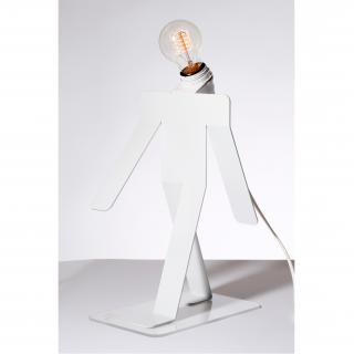 Thomas de Lussac - Moonwalk TEKNIKS blanc - Lampe de table - ampoule(s)