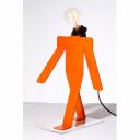 Thomas de Lussac - Moonwalk TEKNIKS orange - Lampe de table - ampoule(s)