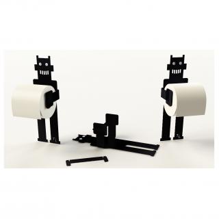 Thomas de Lussac - Robot trobo Noir - Dérouleur de papier toilette