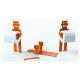 Thomas de Lussac - Robot trobo Orange - Dérouleur de papier toilette