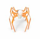 Thomas de Lussac - Spider light orange - Lampe de chevet - ampoule(s)