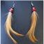 TomaYok - Boucles d oreille longues en plume - Boucles d&#039;oreille - Autre