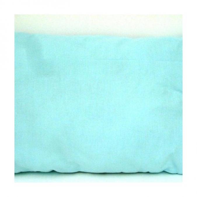 Ty cath créas breizh - Coussin effet patchwork bleu mer rectangle fait main - Coussin - Bleu