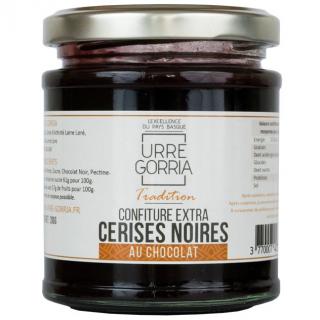 URRE GORRIA - LA CONFITURE EXTRA DE CERISES NOIRES AU CHOCOLAT - Confiture - 0.200