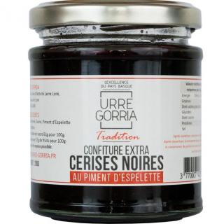 URRE GORRIA - LA CONFITURE EXTRA DE CERISES NOIRES AU PIMENT D’ESPELETTE - Confiture - 0.200