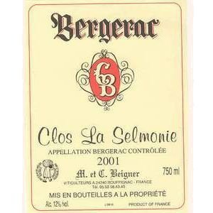 Vignoble Beigner - Clos la Selmonie - Bergerac Rouge - 2017 - Bouteille - 0.75L
