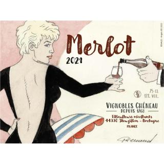 Vignobles Chéneau - Merlot Rouge 2021 / Renaud - 2021 - Bouteille - 0.75L