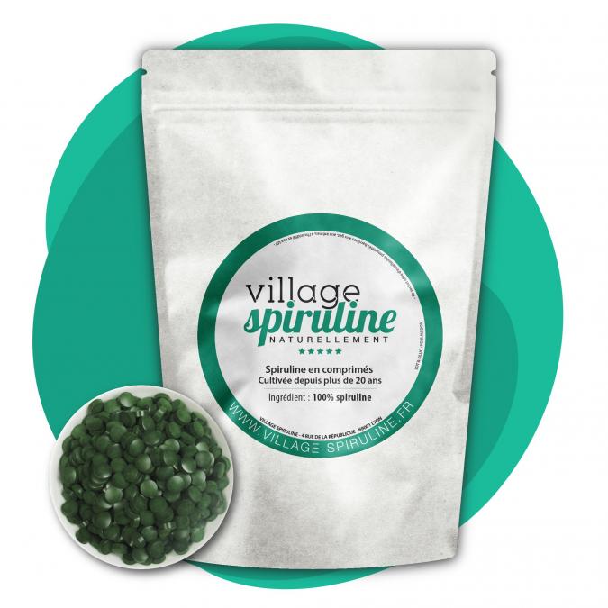 Village Spiruline - Spiruline en comprimés (100% spiruline) - complément alimentaire