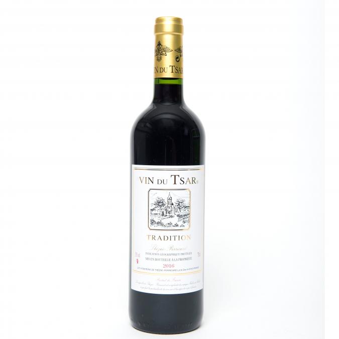 Vin du TSAR - Vin rouge Tradition 2018 - 2018 - Bouteille - 0.75L
