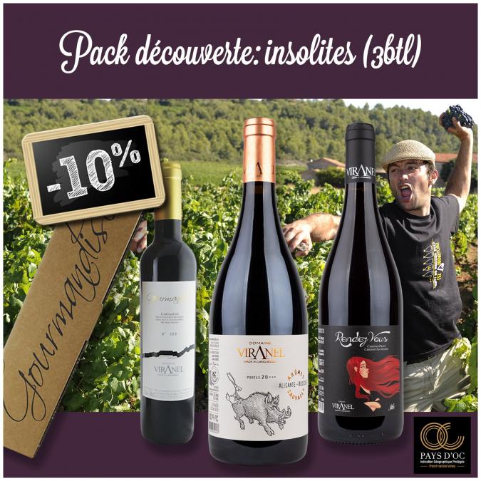 Viranel / Vins du Languedoc / Saint-Chinian - Pack découverte Insolites - N/A - Bouteille - 0.75L