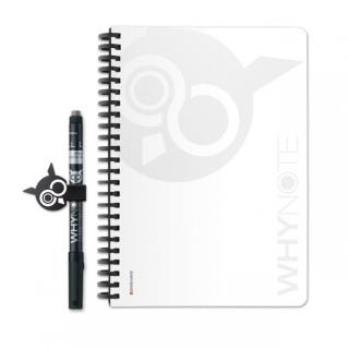 WhyNote - WhyNote Book – A5 – Blanc - bloc-note réutilisable